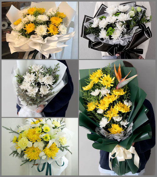 广东深圳市宝安区新安街道白事花束代送